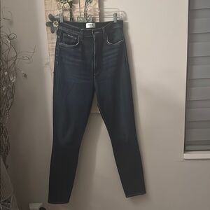 Agolde Women's Skinny Jeans - Dark Blue